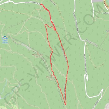 Rando Mont Baron GPS track, route, trail