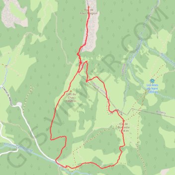 Roc de Four Magnin GPS track, route, trail