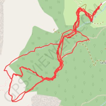 Ski Tournette GPS track, route, trail