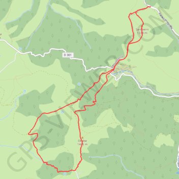 Irati : Saroberri - Okabe - Artxilondo GPS track, route, trail
