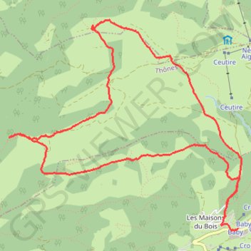 Croix de Colomban GPS track, route, trail
