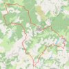 MEUZAC PUY DE BAR VTT GPS track, route, trail
