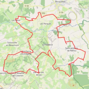 50 KM GPS track, route, trail