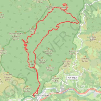 Bertiz-Aizkolegi GPS track, route, trail