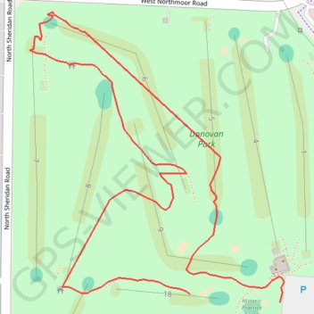 Donovan Park Loop GPS track, route, trail