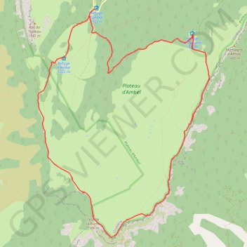Tête de la Dame GPS track, route, trail