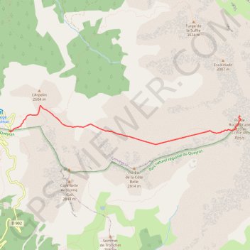 Pic de Rochebrune GPS track, route, trail