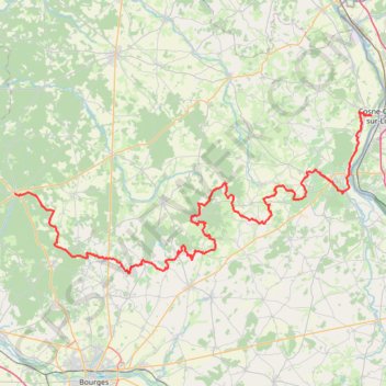 Cosne-Cours-sur-Loire - Neuvy-sur-Barangeon GPS track, route, trail