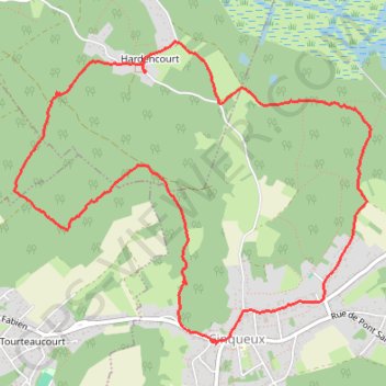 Cinqueux-Hardencourt GPS track, route, trail