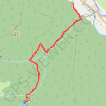 Saint Béat Arlos GR10 Cabane d'Artigue GPS track, route, trail