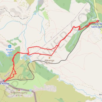La Rhune GPS track, route, trail