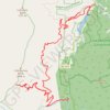 Cold Mountain forest service roads GPS track, route, trail