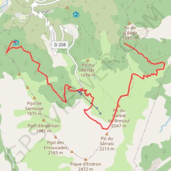 Greil-Bertasque GPS track, route, trail