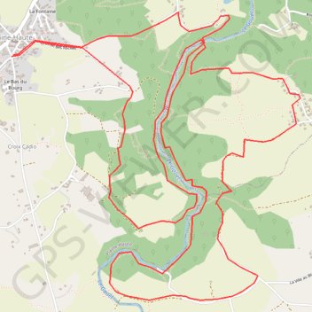 Les chaos du Gouët GPS track, route, trail
