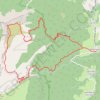 Le Mont Granier depuis Bellecombe GPS track, route, trail