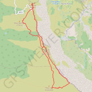 Boucle La Glacière GPS track, route, trail
