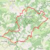 Feuillade 36 kms GPS track, route, trail