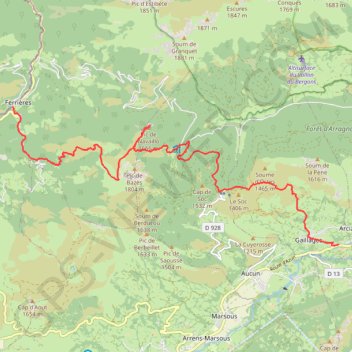Gaillagos Navaillos Ferrieres GPS track, route, trail