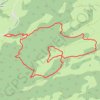 Un Tour sur les Frêtes et la Croix de Colomban GPS track, route, trail