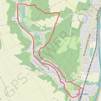Le sentier des Bruyères GPS track, route, trail