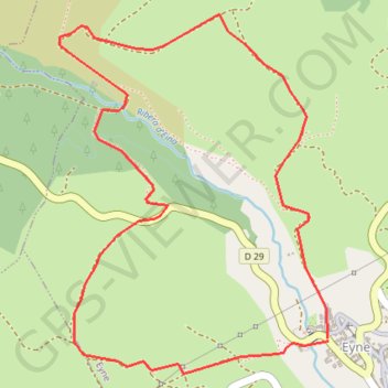 Parcours Eyne GPS track, route, trail