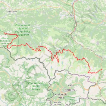 Étang de Bethmale - Mérens-les-Vals GPS track, route, trail