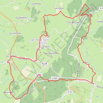 MARCHE DES MÛRONS GPS track, route, trail