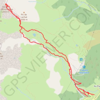 Les Portes de Montmélian (Lauzière) GPS track, route, trail