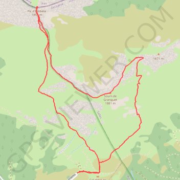 Ferrières - PIC D'ESTIBETTE GPS track, route, trail