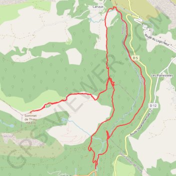 Rando Nans GPS track, route, trail