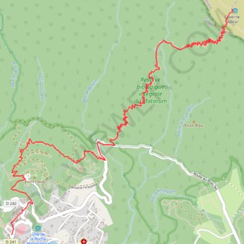 Cilaos - Gite de la Caverne Dufour GPS track, route, trail