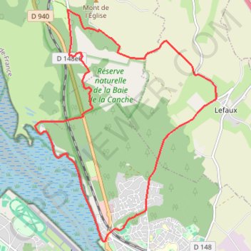 Le sentier du Rombly - Étaples GPS track, route, trail