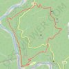 Rapide de Gournier - Dolmen du Chanet GPS track, route, trail