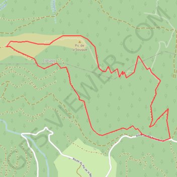 Pic de La Souque GPS track, route, trail