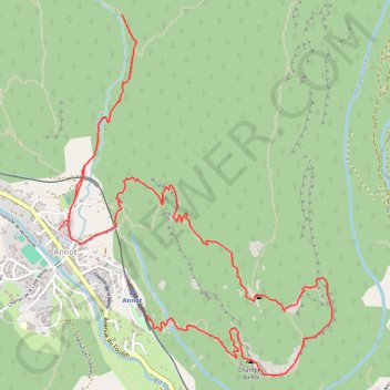 G3a LES GRÈS D'ANNOT GPS track, route, trail