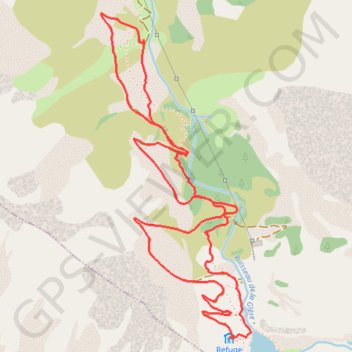 Le refuge de la Glère GPS track, route, trail