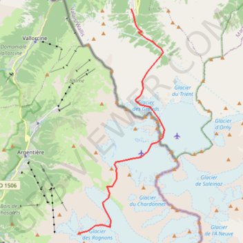 Col Supérieur du Tour GPS track, route, trail