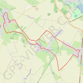Circuit de l'Ecaillon - (Louvignies-Quesnoy) GPS track, route, trail