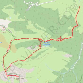 Mailh Massibé et Pic Montagnon GPS track, route, trail