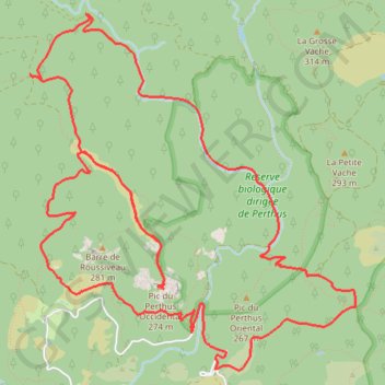 Esterel-Barres de Roussivau GPS track, route, trail