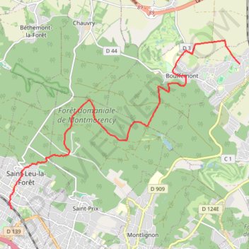 La Fontaine Sainte Radegonde GPS track, route, trail