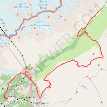 TMB - 3 - Col chécroui - Arnuva GPS track, route, trail