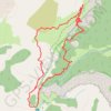 Les Fentes du Parquet Voie de l'Eclair (Vercors) GPS track, route, trail