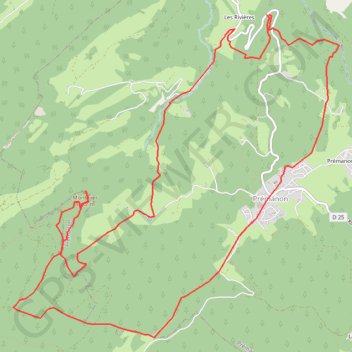 Mont FIER GPS track, route, trail