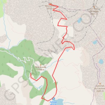 Mont Pelat GPS track, route, trail