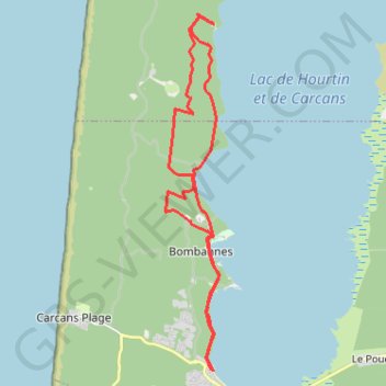 Lac de Maubuisson GPS track, route, trail