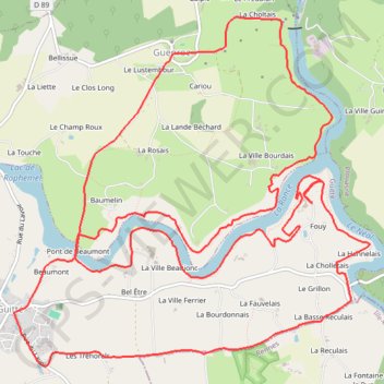 La Ker al Lann - Edition GPS track, route, trail