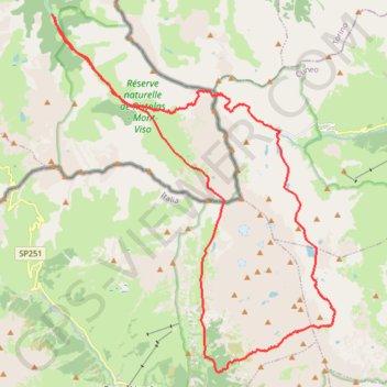 Tour du Viso GPS track, route, trail