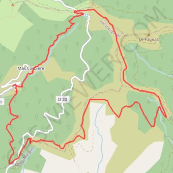Montagne du Liron GPS track, route, trail