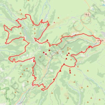 Tour des Volcans du Cantal GPS track, route, trail